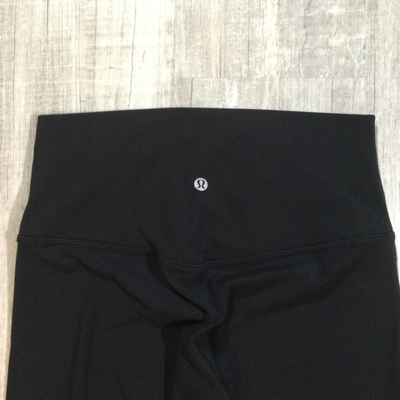 Lululemon Women’s Size 8 Align Ribbed High-Rise Yoga Pant 21" Tight In Black - Picture 4 of 8